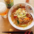 一番星寿美次郎's cooksnap of when they made 市販の味噌ラーメンをパワーアップ.