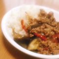 Sac’HiNa's cooksnap of when they made なすの挽肉あんかけごはんdeワンプレート.