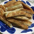 えみ93's cooksnap of when they made 餃子の皮de節約チーズスティック.