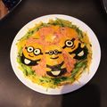 まぁ⁂'s cooksnap of when they made ケーキ寿司DEミニオン☆.