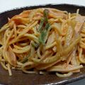 meg♡lion's cooksnap of when they made 本格！20分で作る濃厚ナポリタン！.