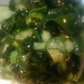 酒を飲みたい's cooksnap of when they made きゅうりとワカメの酢の物.