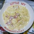 mar☆chobi's cooksnap of when they made カルボナーラ風スープパスタ.