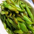 みょこりーぬ's cooksnap of when they made インゲンのきんぴら ごま油炒め.