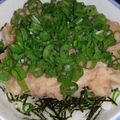 はやかえ3's cooksnap of when they made ネギトロ丼☆安マグロのサクで.