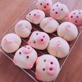 のんびり羊's cooksnap of when they made ♡白い子ブタパン♡.