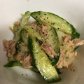 taakodesu's cooksnap of when they made きゅうりとセロリとツナの和え物。.