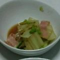 ヨシヨッシー's cooksnap of when they made 白菜とベーコンのオイスターソース炒め.