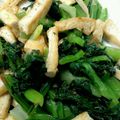にじすき's cooksnap of when they made 小松菜と油揚げのポン酢和え.