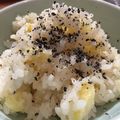 すーころん's cooksnap of when they made 超簡単！炊飯器でホクホクさつまいもご飯.