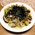 suzutomomo's cooksnap of when they made 白だしで♪簡単絶品☆豚高菜パスタ.