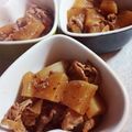 ひろリリリン's cooksnap of when they made カンタン♡大根とお肉の煮物.