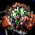 ゆっきい９'s cooksnap of when they made 柔らか鶏胸肉の照り焼き丼.