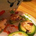 ぷんにゃあ♪'s cooksnap of when they made 低糖質✾アボカドのナッツクリチ詰め✾.