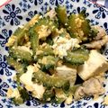 やなつこ's cooksnap of when they made 簡単炒め物♡豚こま肉でゴーヤチャンプルー.