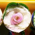 たはぴのかか's cooksnap of when they made お弁当にも！バラかまぼこのブーケサラダ.