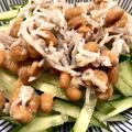 jiso37's cooksnap of when they made 細切り胡瓜のしらす納豆かけ.