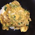 クックRJG0L2☆'s cooksnap of when they made 親子丼じゃないよ！松山揚げで卵とじ丼.