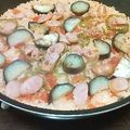 くじらのごはん処's cooksnap of when they made （写真有）フライパンで10分簡単パエリア.