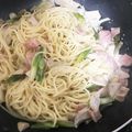 しいけさん's cooksnap of when they made 【アスパラとベーコンのクリームパスタ】♪.