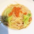 ジャムねえさん's cooksnap of when they made からすみとキャベツのパスタ.