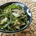 Jaye's cooksnap of when they made ザーサイと豚肉で切り昆布炒め.