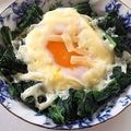 みゃじま's cooksnap of when they made 糖質制限 ほうれん草と落とし卵のグラタン.