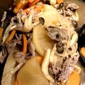 いやと's cooksnap of when they made 牛肉と大根 こんにゃくの煮物.