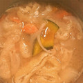 Pakako☆'s cooksnap of when they made かぼちゃと玉ねぎと人参のお味噌汁.