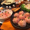 ビュー0's cooksnap of when they made ✽生ハムとコーンｄｅ手まり寿司✽.