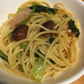 rahane's cooksnap of when they made ♡ハムときのこと小松菜の和風パスタ♡.