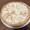 yu921's cooksnap of when they made リンゴとサワークリームのタルト.