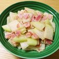 ﾗｯｾﾙ2000's cooksnap of when they made コールラビとベーコンのコンソメ風味☆.