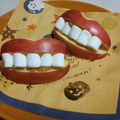 さいこ姫's cooksnap of when they made ハロウィンデザート　ドラキュラの怖い歯.