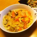 とある双子の父親's cooksnap of when they made 簡単＊いつもの味噌で作る味噌煮込みうどん.