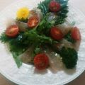 桜月❀咲良mommy's cooksnap of when they made クバレンタインに♬簡単刺身でカルパッチョ.