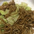 クックM7CSNM☆'s cooksnap of when they made レンジで簡単!!　カレー焼きそば♡.