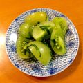 ゆすひと's cooksnap of when they made 青トマトと大葉の浅漬け.