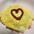 ちゃおっこ☆'s cooksnap of when they made バターたっぷりオムライス！お弁当にも☆.