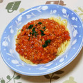 ネコかえる's cooksnap of when they made わが家自慢の味♪和風ミートソース♪.
