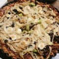 しゅじゅちゅん母さん's cooksnap of when they made 残ったクラッカーで菜の花の簡単キッシュ.