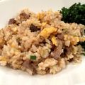お魚の夢's cooksnap of when they made 【リメイク】ステーキ翌日は旨味チャーハン.
