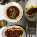 クックP8D93Q☆'s cooksnap of when they made 簡単❀きのこデミソースのオムライス♡.