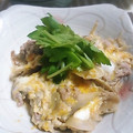 ＴＯＭＯＷＡＴ's cooksnap of when they made ひき肉で☆柳川風卵とじ.