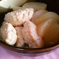 にゃんたニャゴニャゴ's cooksnap of when they made ☆ふわふわ鶏団子とカブの煮物☆.