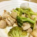 クックU88845☆'s cooksnap of when they made 鶏とブロッコリーのにんにくマヨ炒め.