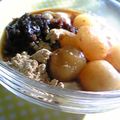 まり。's cooksnap of when they made 黒蜜！白玉！ヨーグルト！.
