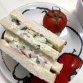 蒼の雫sp's cooksnap of when they made ソースが美味しい★ハムのサンドイッチ.