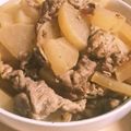 あさここなっつ's cooksnap of when they made 大根と豚肉の煮物 おふくろの味☆.