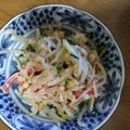 クックOYTSP1☆'s cooksnap of when they made 簡単に作れちゃう☆あげ玉のサラダ.